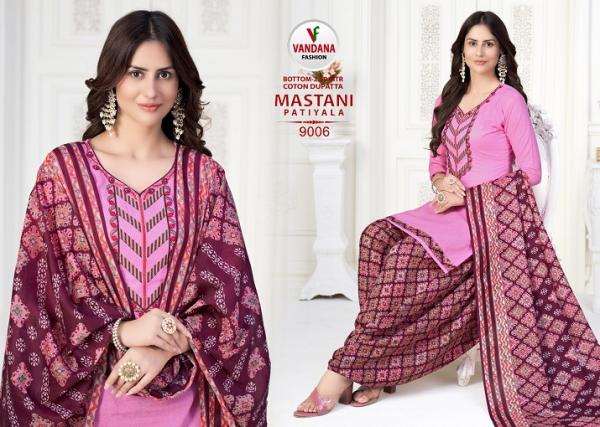 Vandana Mastani Patiyala Vol-9 Cotton Designer Patiyala Dress Material